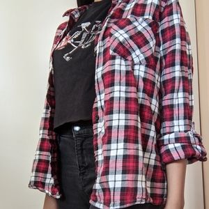 Relaxed Fit Soft Plaid Shirt